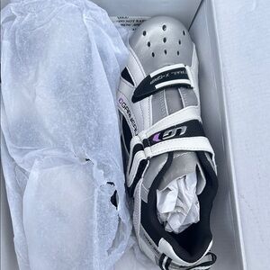 Gray and Black Athletic Shoes